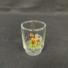 4er Trinkset Schnaps DDR Eichenblatt Tiermotiv Jagd – Bild 5